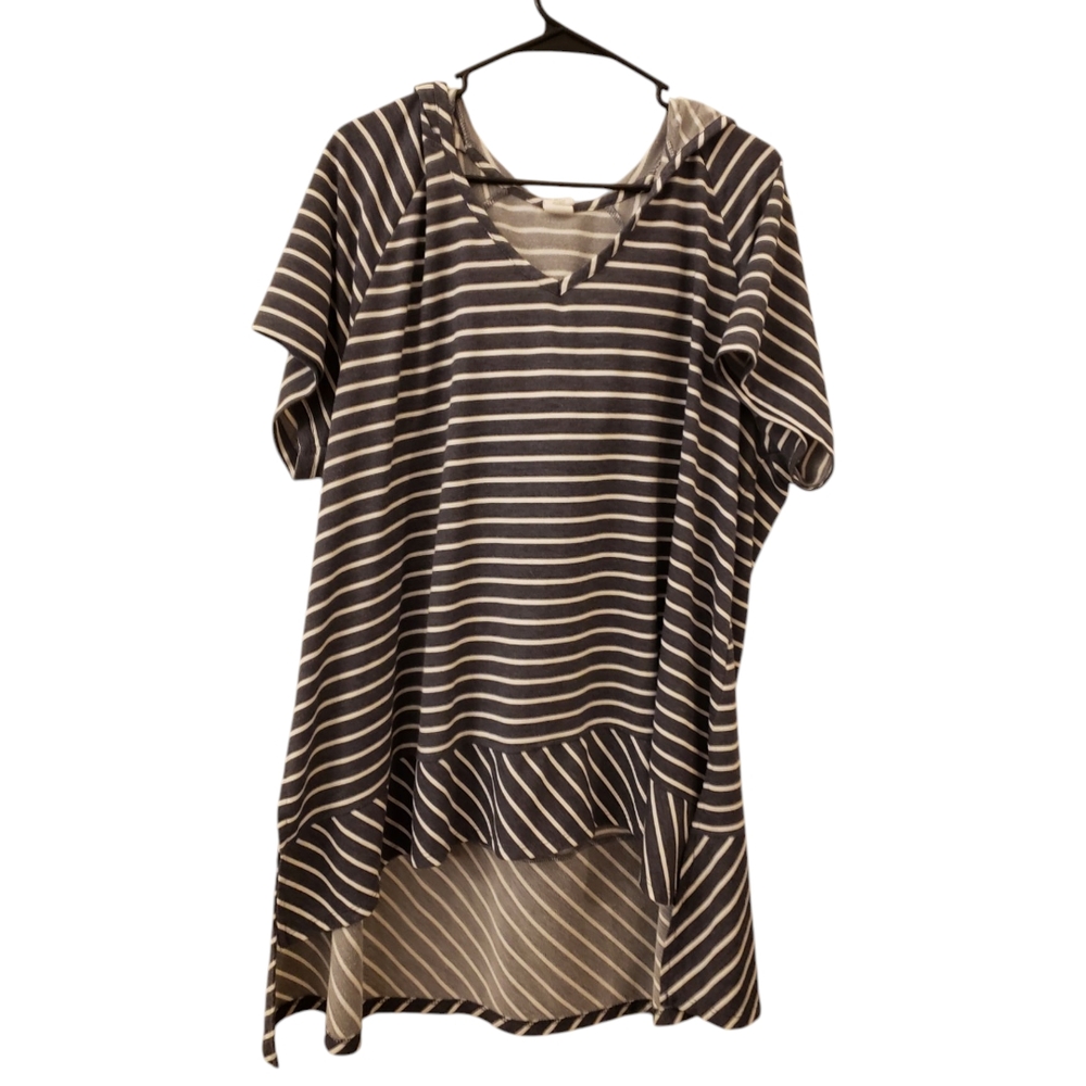 Striped Short Sleeve Women's Tee